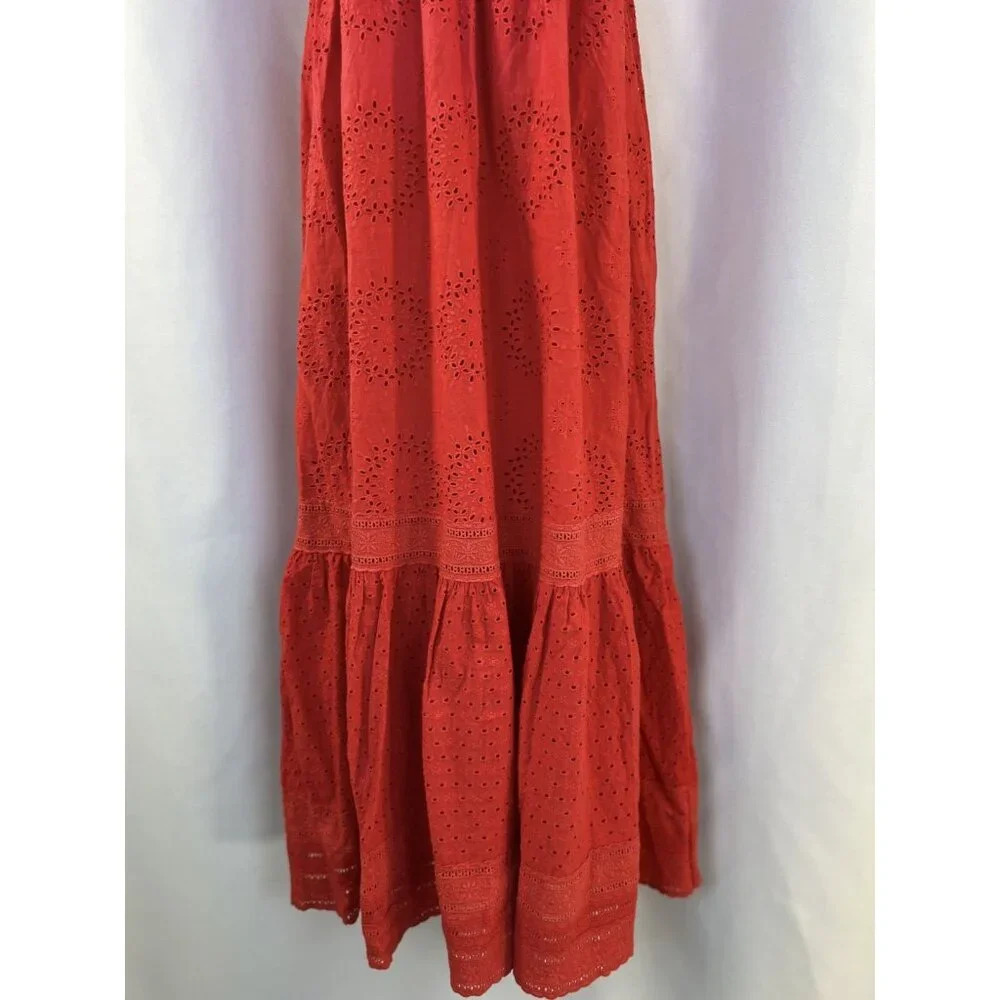 Alice + Olivia Levine Eyelet-Embroidered Linen Blend Maxi Dress $660 - Picture 5 of 13